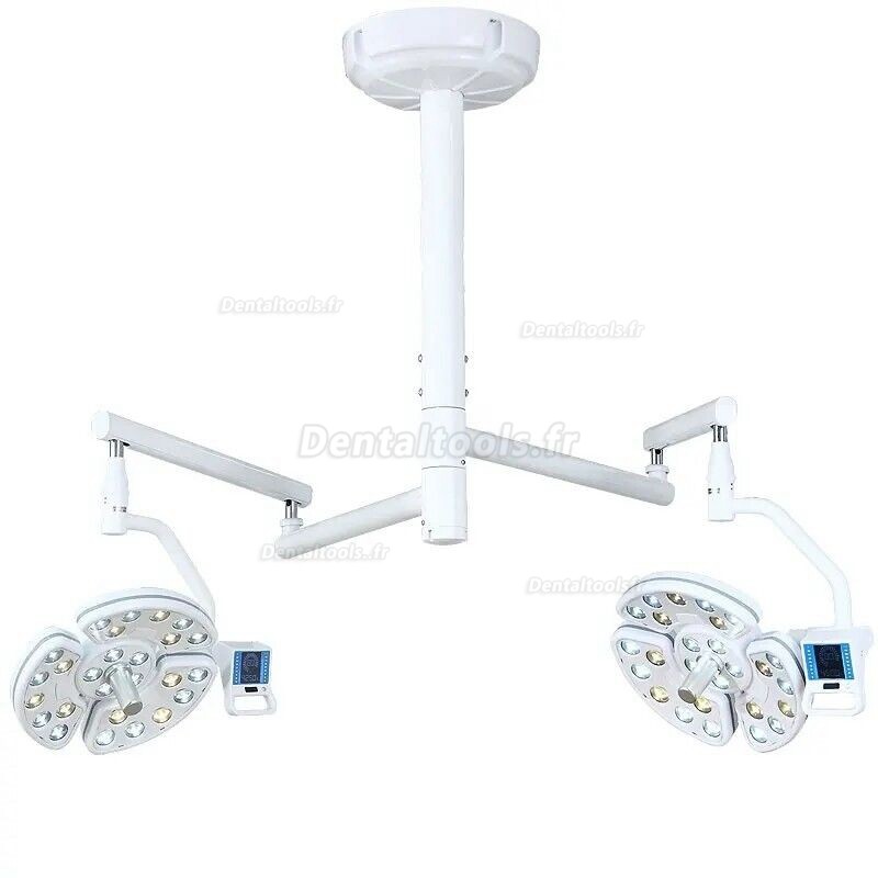 Lampe chirurgicale sans ombre montée au plafond dentaire scialytique dentaire plafonnier 52 LED KY-P138-2